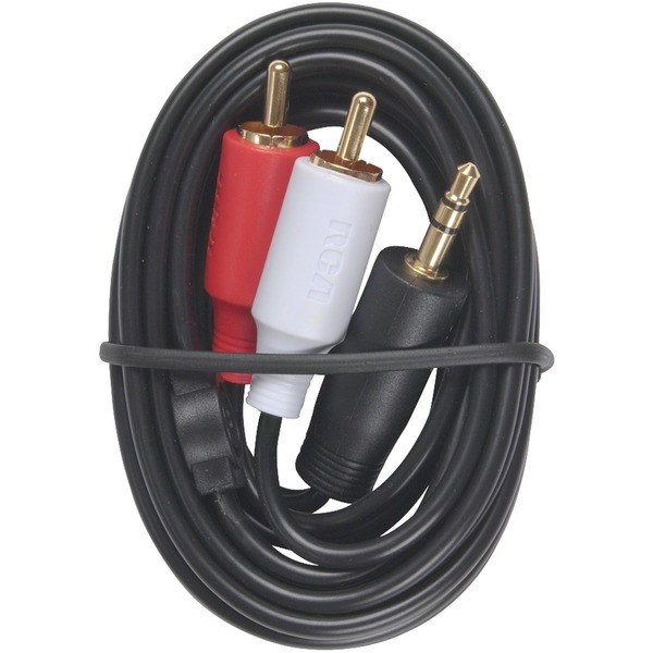 Rca MP3 3 ft. 3.5mm to 2 RCA Plugs Y-Adapter AH205R